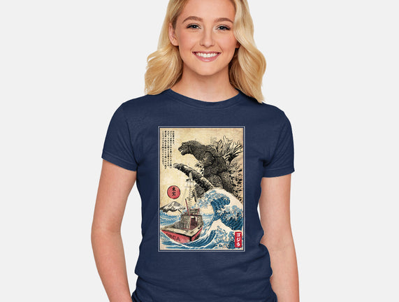 Orca In Japan Woodblock