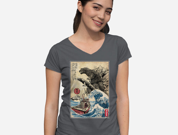 Orca In Japan Woodblock