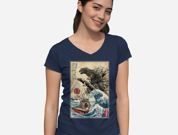 Orca In Japan Woodblock