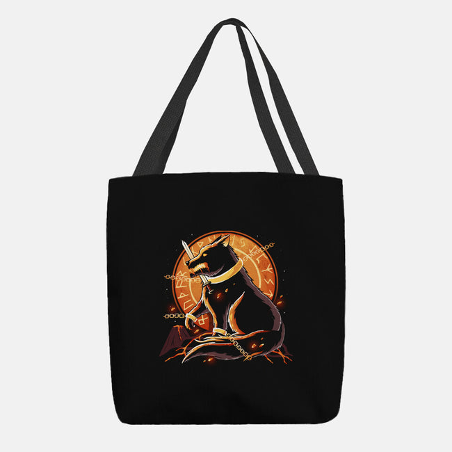 Fenrir Destruction-None-Basic Tote-Bag-Vallina84