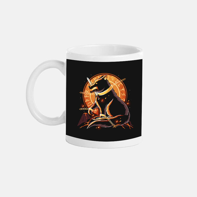 Fenrir Destruction-None-Mug-Drinkware-Vallina84