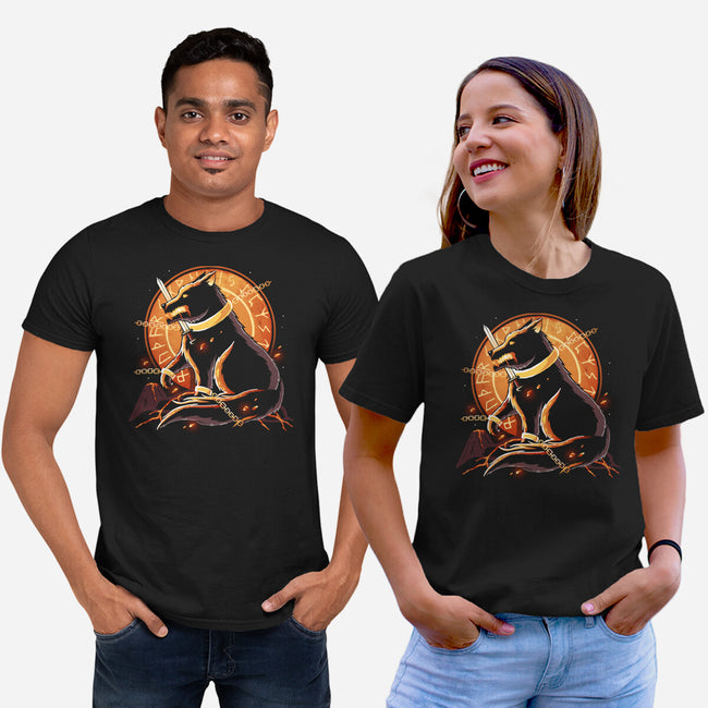 Fenrir Destruction-Unisex-Basic-Tee-Vallina84
