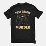 First Degree Murder-Womens-Fitted-Tee-BridgeWalker