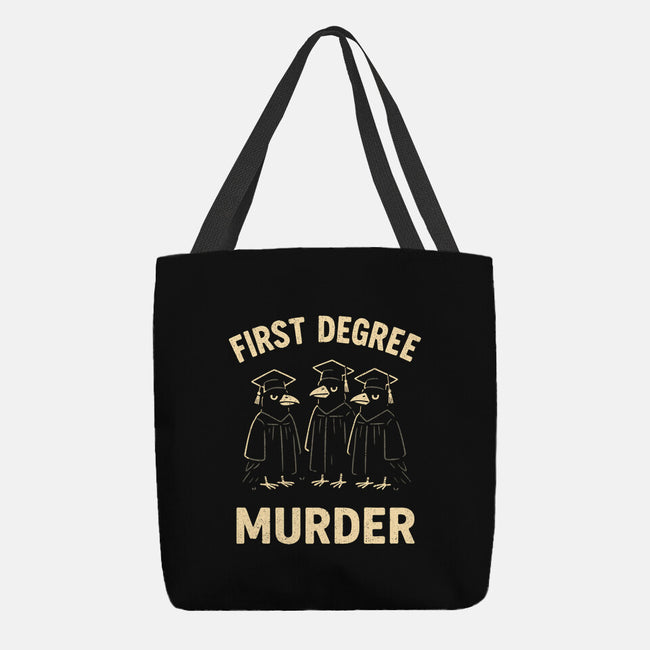 First Degree Murder-None-Basic Tote-Bag-BridgeWalker