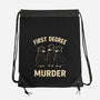 First Degree Murder-None-Drawstring-Bag-BridgeWalker