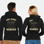 First Degree Murder-Unisex-Zip-Up-Sweatshirt-BridgeWalker