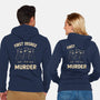 First Degree Murder-Unisex-Zip-Up-Sweatshirt-BridgeWalker