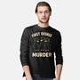 First Degree Murder-Mens-Long Sleeved-Tee-BridgeWalker