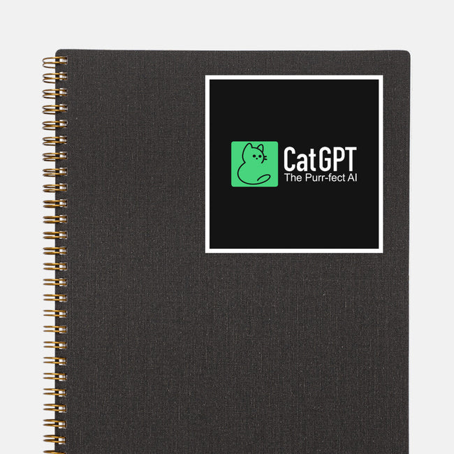 Cat GPT-None-Glossy-Sticker-fanfabio