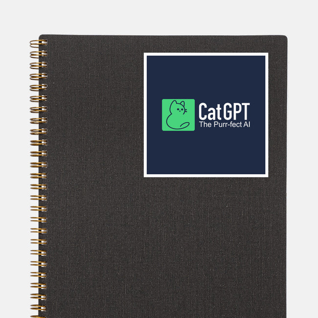 Cat GPT-None-Glossy-Sticker-fanfabio