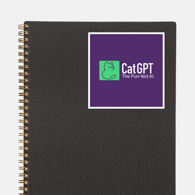 Cat GPT-None-Glossy-Sticker-fanfabio