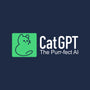 Cat GPT-Womens-V-Neck-Tee-fanfabio