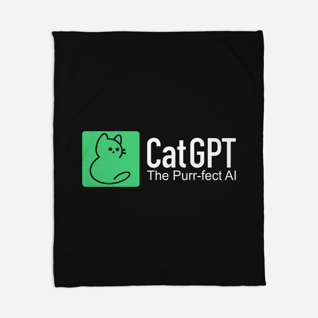 Cat GPT-None-Fleece-Blanket-fanfabio