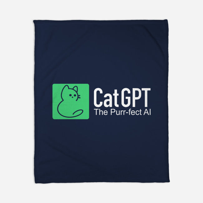 Cat GPT-None-Fleece-Blanket-fanfabio