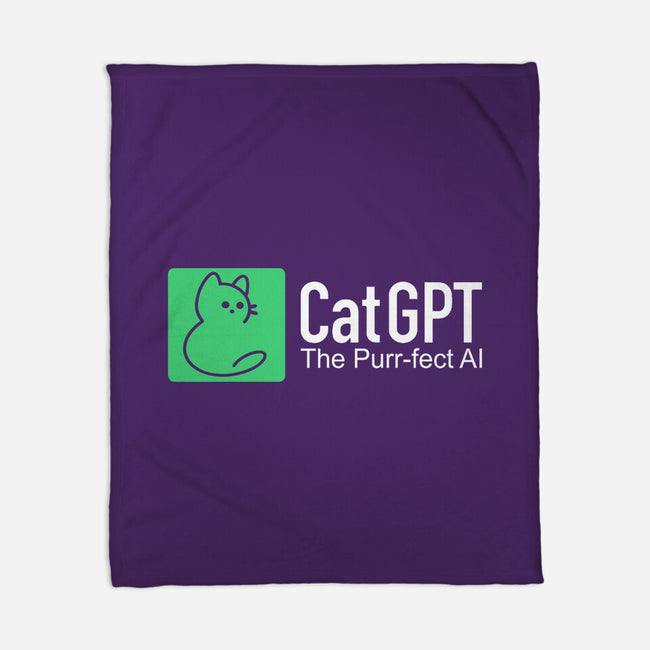 Cat GPT-None-Fleece-Blanket-fanfabio