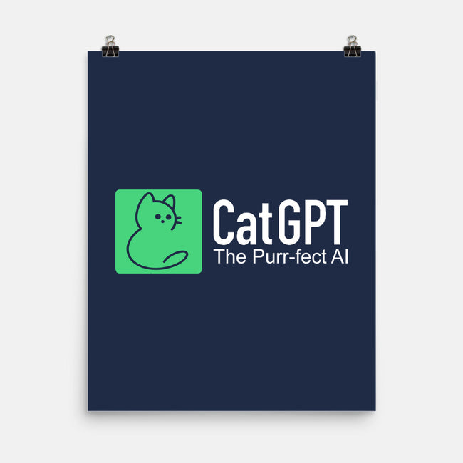 Cat GPT-None-Matte-Poster-fanfabio