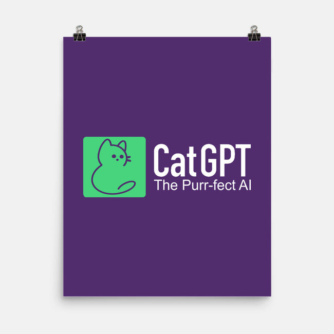 Cat GPT-None-Matte-Poster-fanfabio