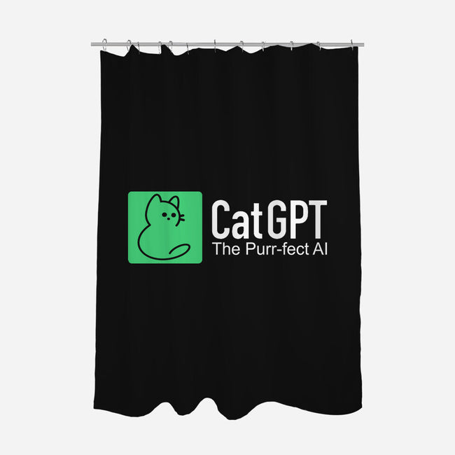 Cat GPT-None-Polyester-Shower Curtain-fanfabio