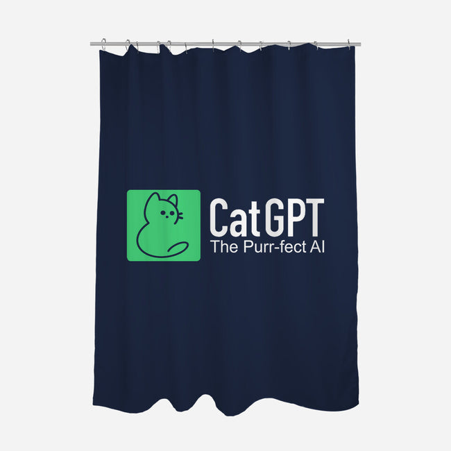 Cat GPT-None-Polyester-Shower Curtain-fanfabio