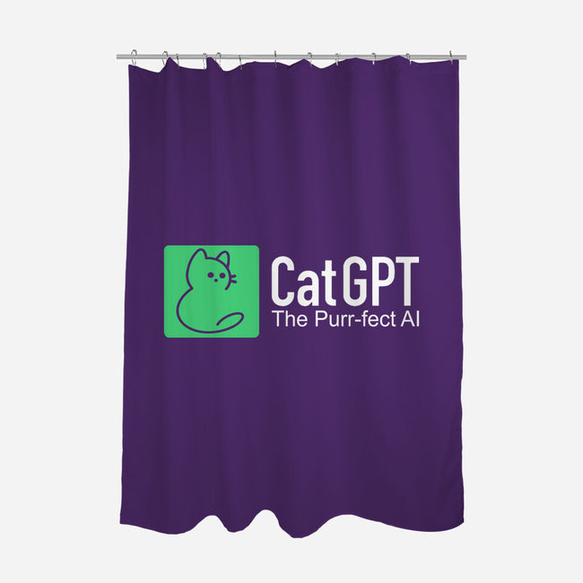 Cat GPT-None-Polyester-Shower Curtain-fanfabio