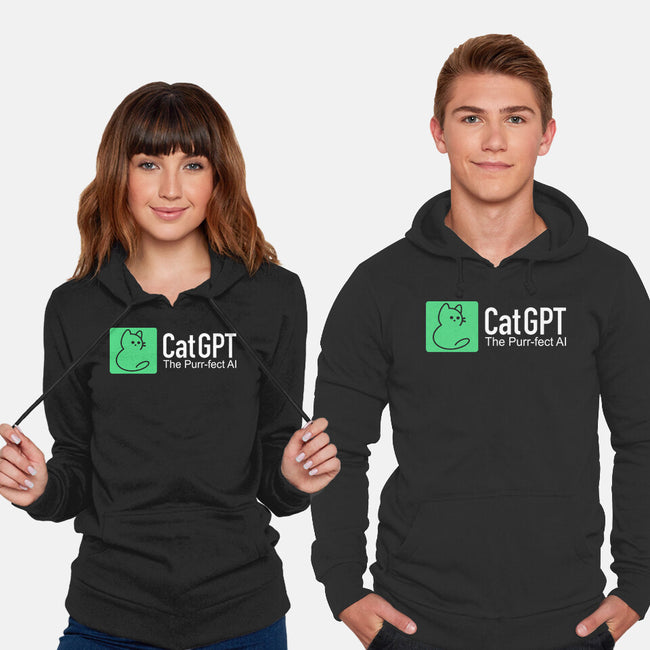 Cat GPT-Unisex-Pullover-Sweatshirt-fanfabio