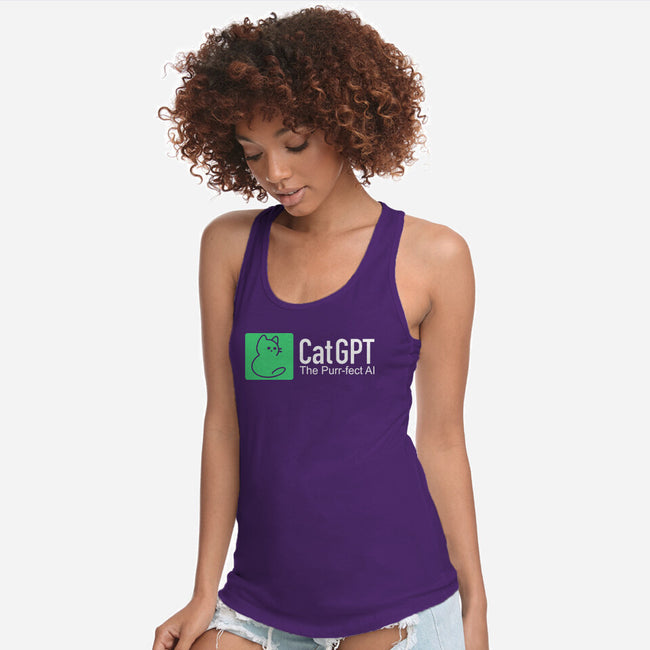 Cat GPT-Womens-Racerback-Tank-fanfabio