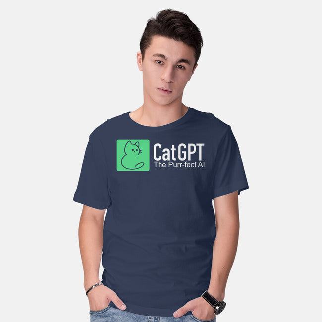 Cat GPT-Mens-Basic-Tee-fanfabio