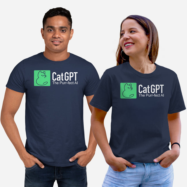 Cat GPT-Unisex-Basic-Tee-fanfabio