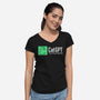 Cat GPT-Womens-V-Neck-Tee-fanfabio