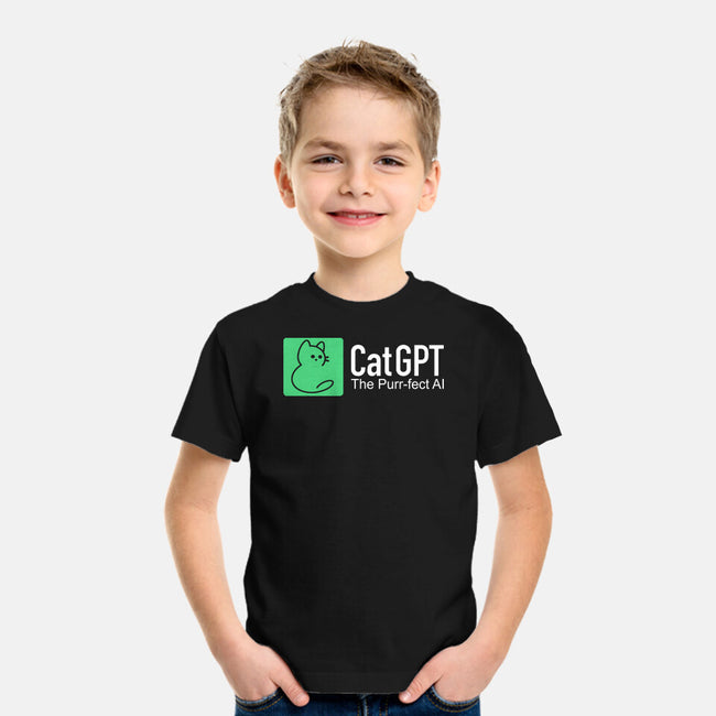Cat GPT-Youth-Basic-Tee-fanfabio