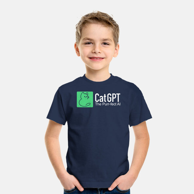 Cat GPT-Youth-Basic-Tee-fanfabio