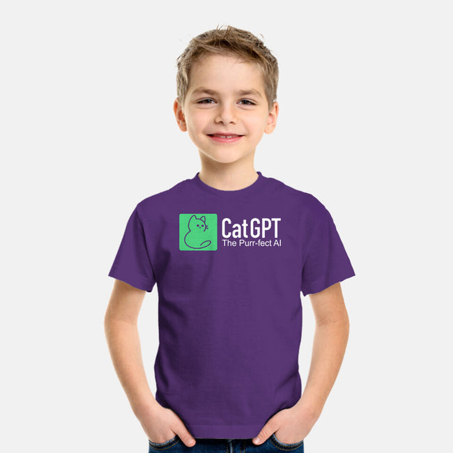 Cat GPT-Youth-Basic-Tee-fanfabio
