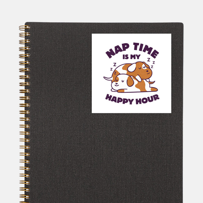 Nap Time Is My Happy Hour-None-Glossy-Sticker-brunopires