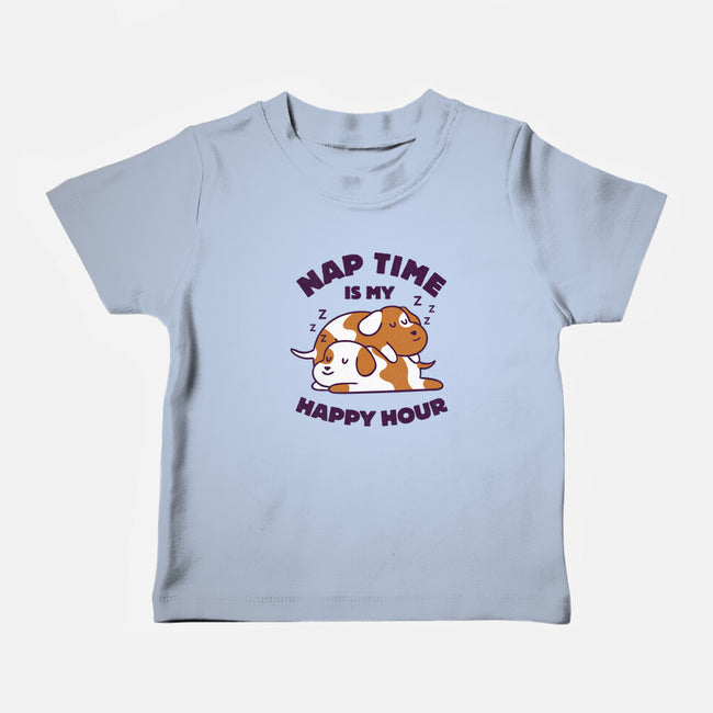 Nap Time Is My Happy Hour-Baby-Basic-Tee-brunopires
