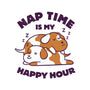 Nap Time Is My Happy Hour-Womens-Off Shoulder-Sweatshirt-brunopires
