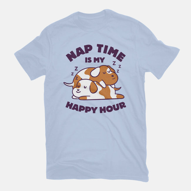 Nap Time Is My Happy Hour-Mens-Basic-Tee-brunopires