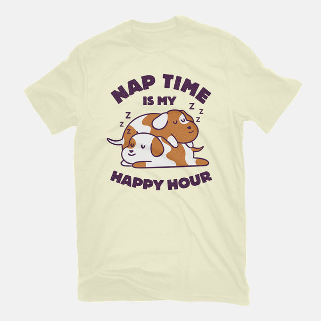 Nap Time Is My Happy Hour-Mens-Basic-Tee-brunopires