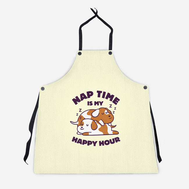 Nap Time Is My Happy Hour-Unisex-Kitchen-Apron-brunopires