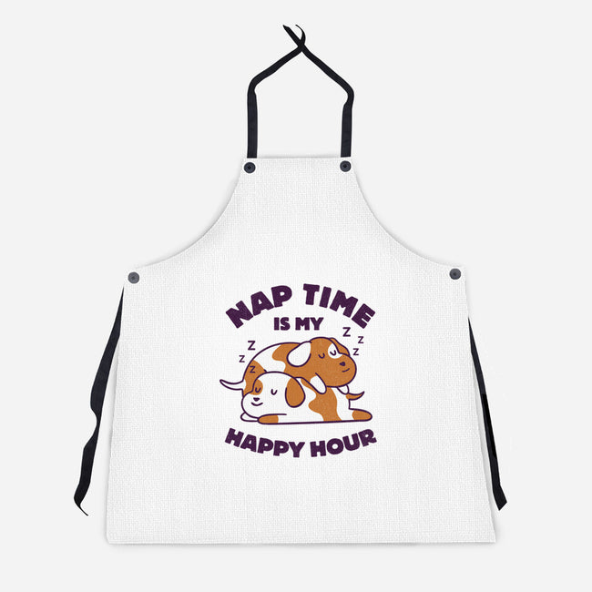 Nap Time Is My Happy Hour-Unisex-Kitchen-Apron-brunopires