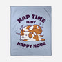 Nap Time Is My Happy Hour-None-Fleece-Blanket-brunopires