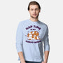 Nap Time Is My Happy Hour-Mens-Long Sleeved-Tee-brunopires