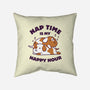 Nap Time Is My Happy Hour-None-Removable Cover w Insert-Throw Pillow-brunopires