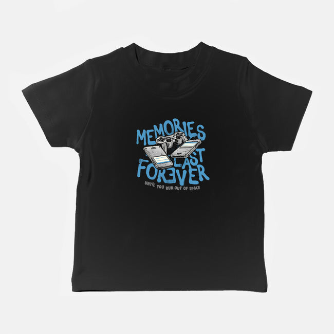 Memories Last Forever-Baby-Basic-Tee-momma_gorilla