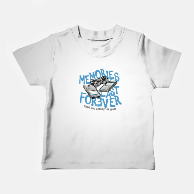 Memories Last Forever-Baby-Basic-Tee-momma_gorilla