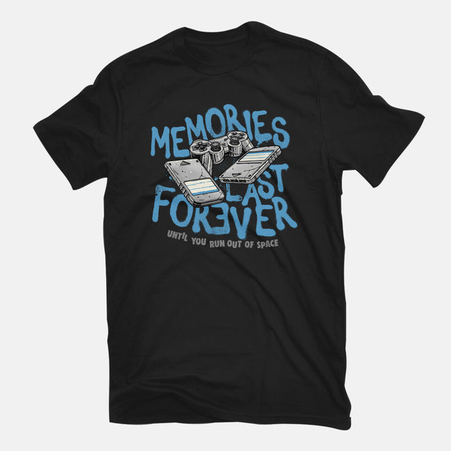 Memories Last Forever-Mens-Basic-Tee-momma_gorilla