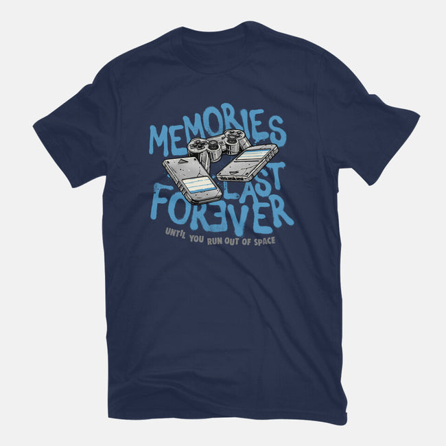 Memories Last Forever-Mens-Heavyweight-Tee-momma_gorilla