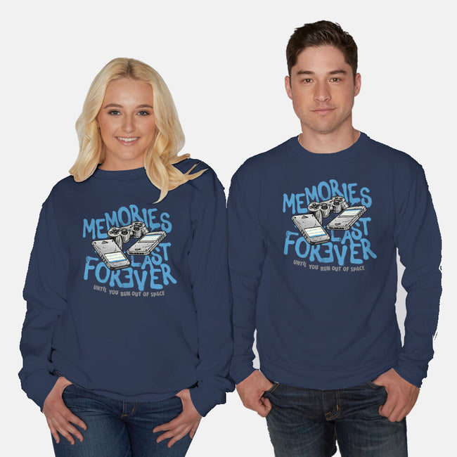 Memories Last Forever-Unisex-Crew Neck-Sweatshirt-momma_gorilla