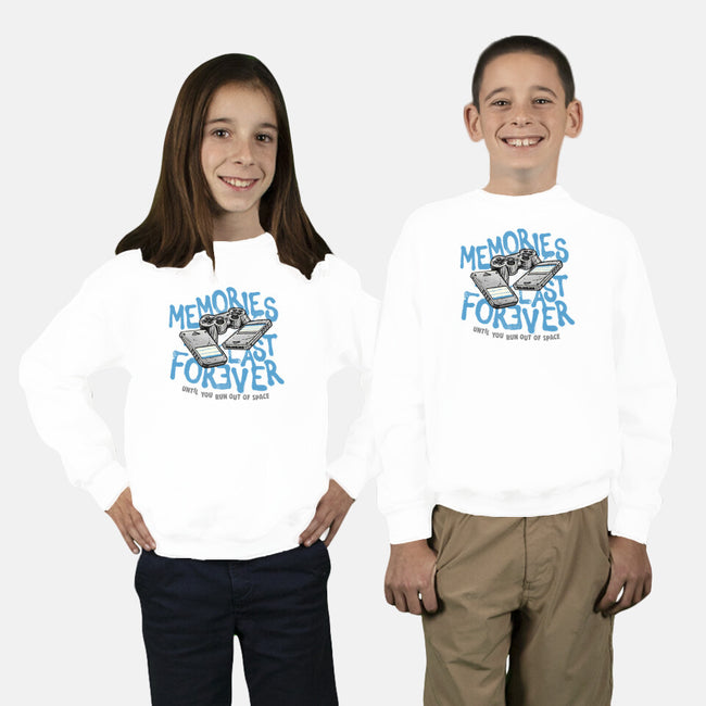 Memories Last Forever-Youth-Crew Neck-Sweatshirt-momma_gorilla
