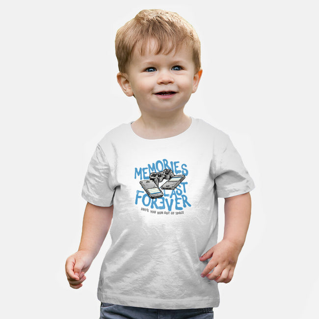 Memories Last Forever-Baby-Basic-Tee-momma_gorilla