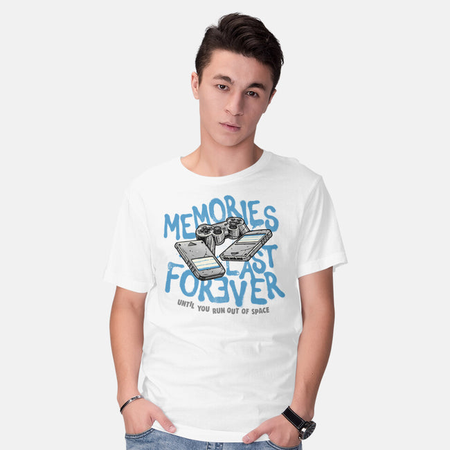 Memories Last Forever-Mens-Basic-Tee-momma_gorilla